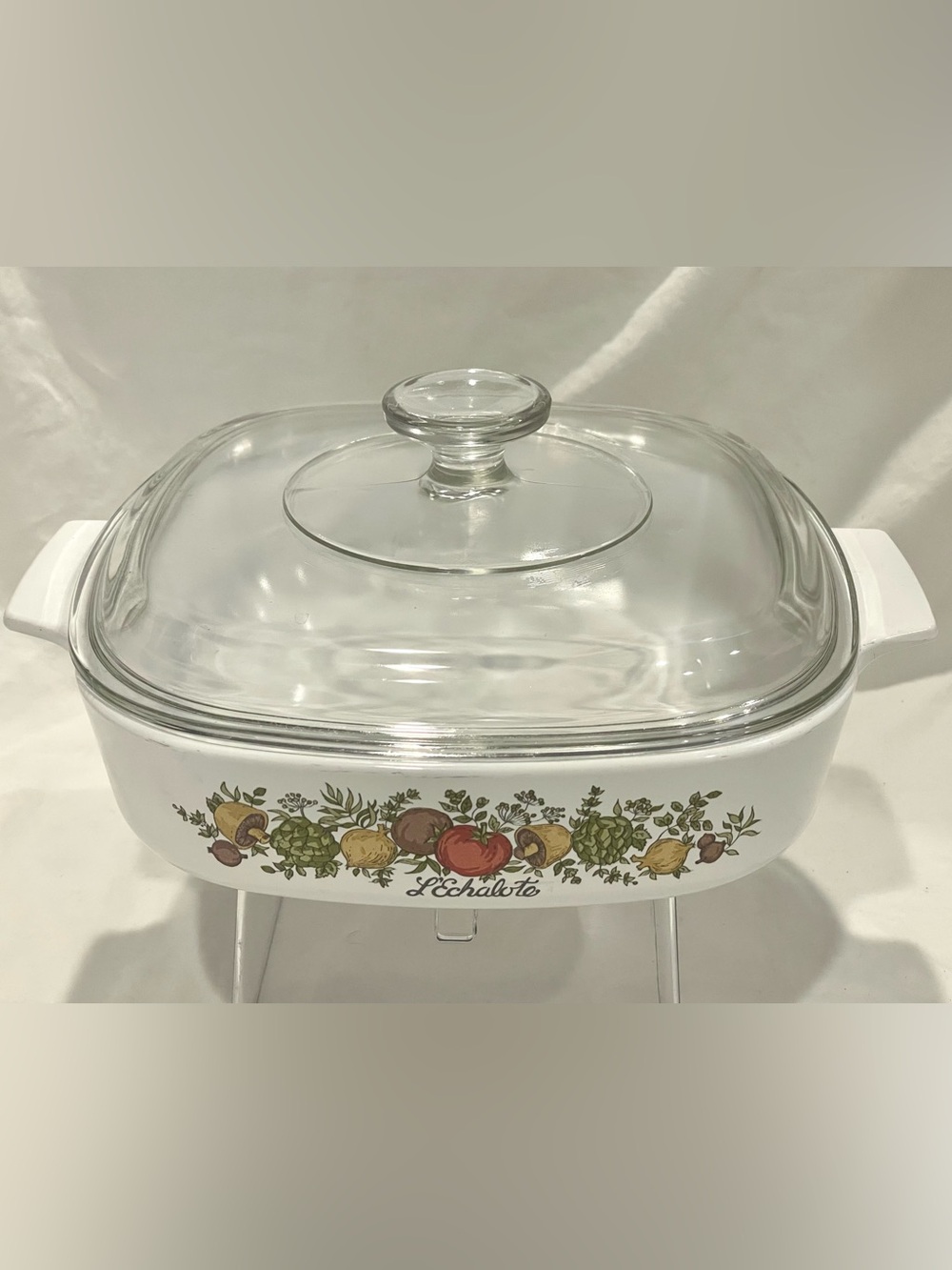 Vintage CorningWare Covered Casserole Dish “Spice of Life” A-1-B | L’Echalote